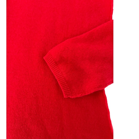 Cashmere sweater 2 ply Fenn Wright Manson size small fitted Red - Picture 7 of 13